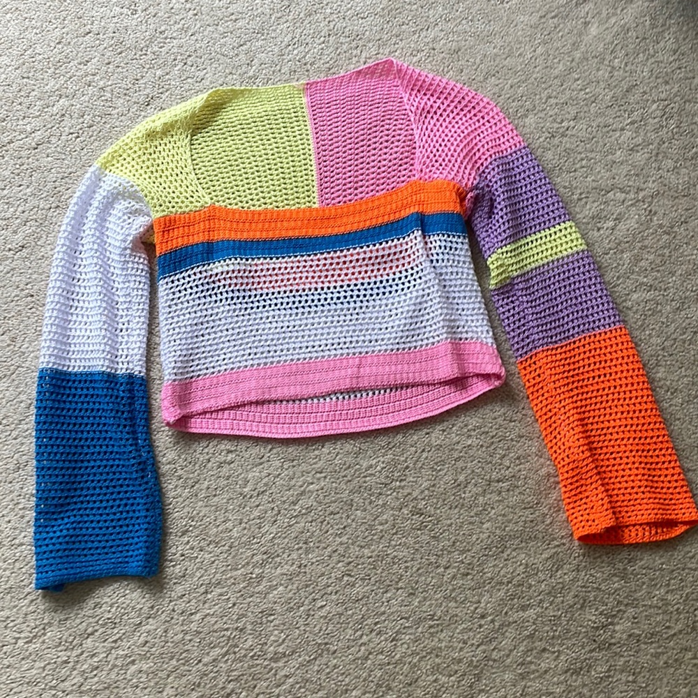 Never worn crochet knit top